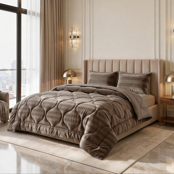 Bettdecke Ohne Bezug - Easy Bettdecke Hotel Velvet Taupe