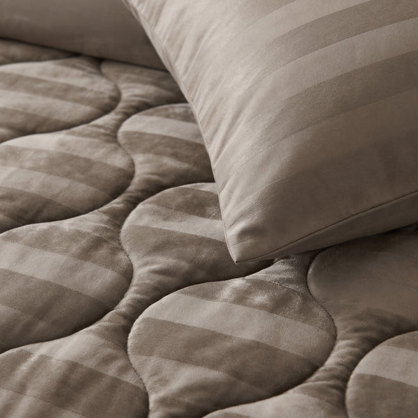 Bettdecke Ohne Bezug - Easy Bettdecke Hotel Velvet Taupe