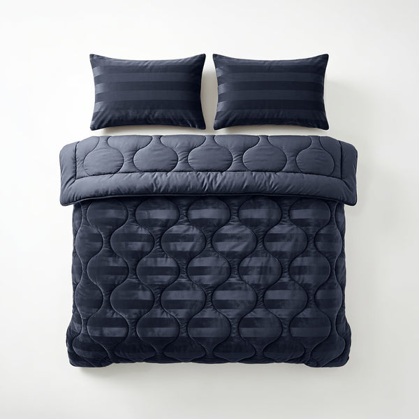 Bettdecke Ohne Bezug - Easy Bettdecke Hotel Velvet Navy