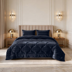 Bettdecke Ohne Bezug - Easy Bettdecke Hotel Velvet Navy