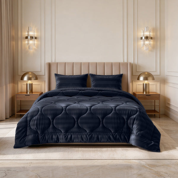 Bettdecke Ohne Bezug - Easy Bettdecke Hotel Velvet Navy