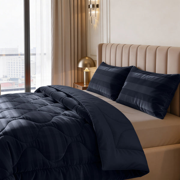 Bettdecke Ohne Bezug - Easy Bettdecke Hotel Velvet Navy