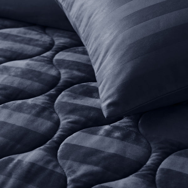 Bettdecke Ohne Bezug - Easy Bettdecke Hotel Velvet Navy