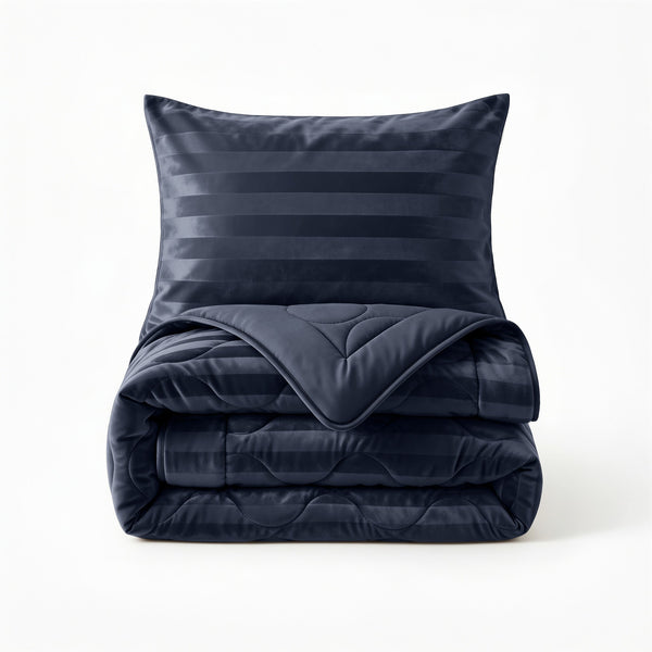 Bettdecke Ohne Bezug - Easy Bettdecke Hotel Velvet Navy