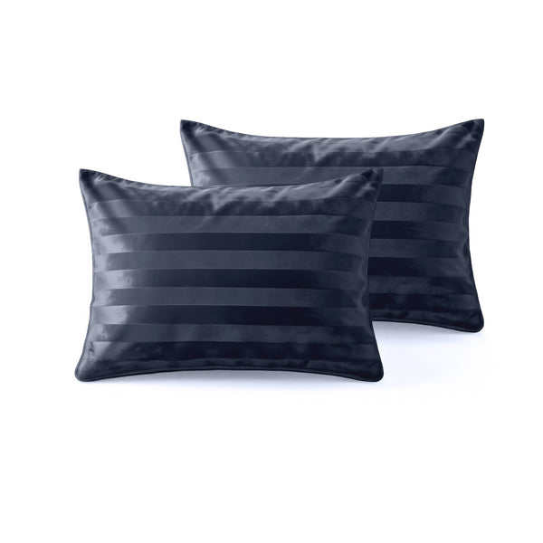 Hotel Velvet 2pack Bezüge Navy 60 x 70
