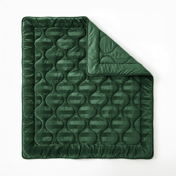 Bettdecke Ohne Bezug - Easy Bettdecke Hotel Velvet Dunkelgrün