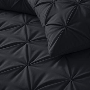 Lazy Pintuck Kissenbezüge 2Pack Anthrazit 60 x 70