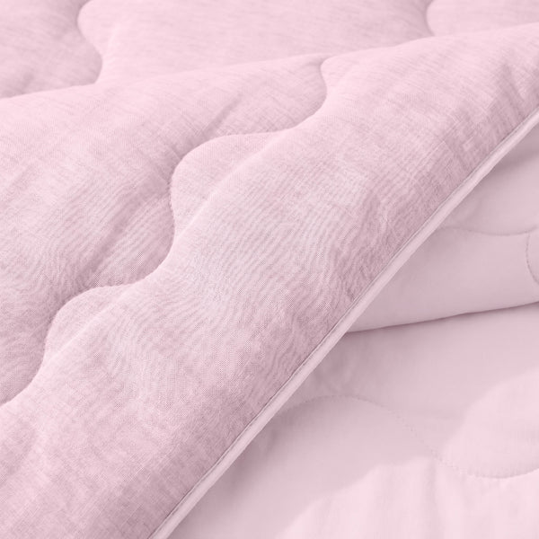 Bettdecke ohne Bezug – Lileo Kühlende Bettdecke – Rosa