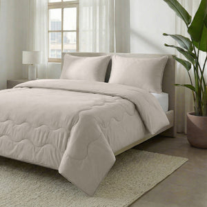 Kühlende Blue Cell Lazy Bettdecke Mit Bezügen Taupe