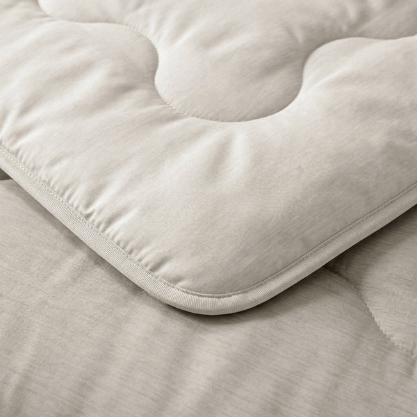 Kühlende Blue Cell Lazy Bettdecke Mit Bezügen Taupe