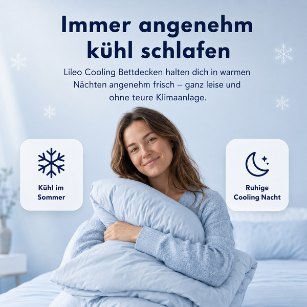 Lileo Ventilations-Bettdecke – Schwarz