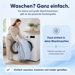 Lileo Ventilations-Bettdecke – Schwarz