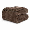 Bettdecke Ohne Bezug - Sherpa Flanell Easy Bettdecke - Kaffeebraun