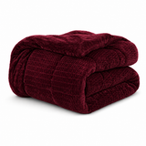 Bettdecke Ohne Bezug - Sherpa Flanell Easy Bettdecke - Bordeaux