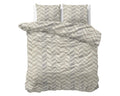 Bettbezug - Chevron Beige/Sand Flanell