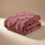 Bettdecke ohne Bezug  -  Quilt Diamond pintuck Pink