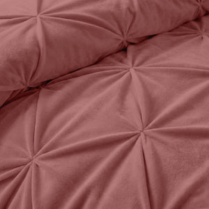 Bettdecke ohne Bezug  -  Quilt Diamond pintuck Pink