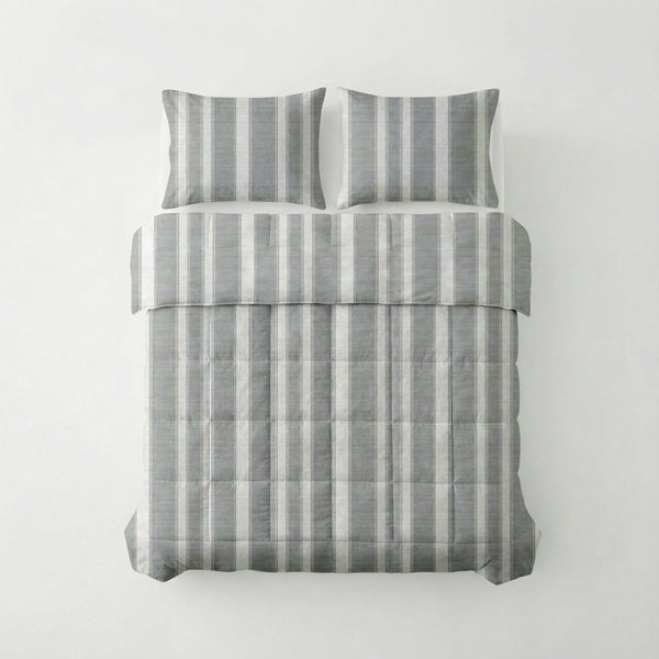 Bettdecke Ohne Bezug - Nano Printed Dekbed - Divided Grey