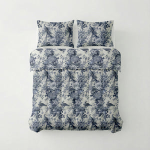 Bettdecke Ohne Bezug - Nano Printed Dekbed - Reverie Blue
