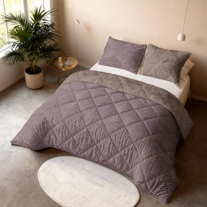 Bettdecke Ohne Bezug - Easy Bettdecke Dreamy Mauve Mit Kissenbezügen
