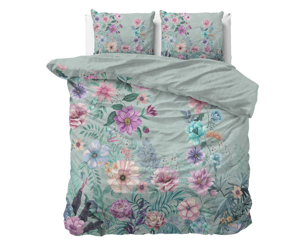 Bettbezug - Flore Blau