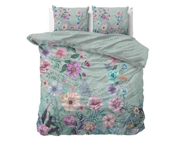 Bettbezug - Flore Blau