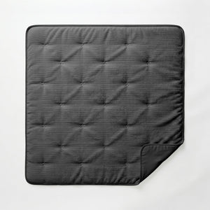 Bettdecke ohne Bezug – Lileo Cord Quilt – Anthrazit/Schwarz