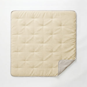 Bettdecke ohne Bezug – Lileo Cord Quilt – Champagner/Taupe