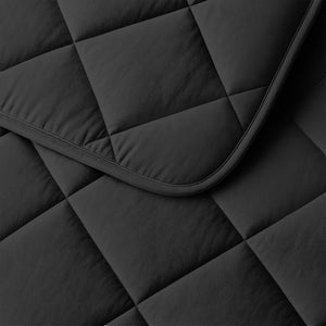 Bettdecke Ohne Bezug - Lileo Lazy Bettdecke Uni Schwarz Mit Kissenbezügen