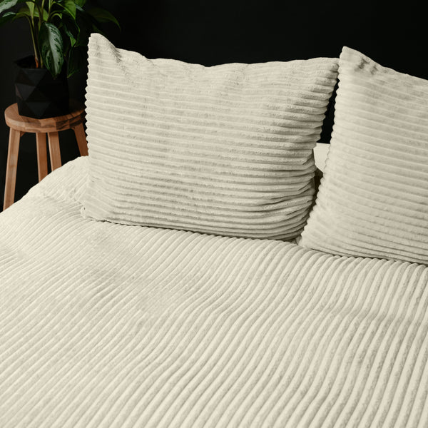 Bettbezug - Rib Teddy Beige