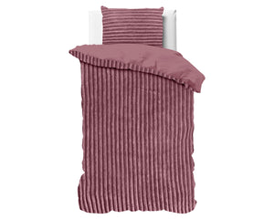 Bettbezug - Rib Teddy Altrosa