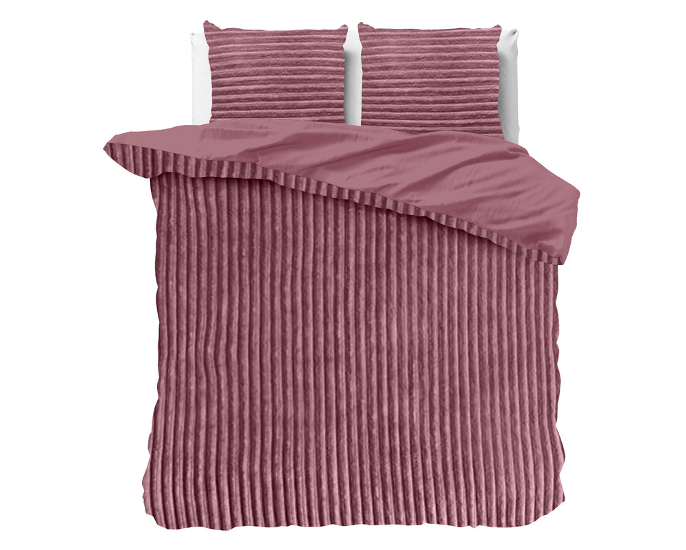 Bettbezug - Rib Teddy Altrosa