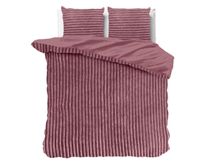 Bettbezug - Rib Teddy Altrosa