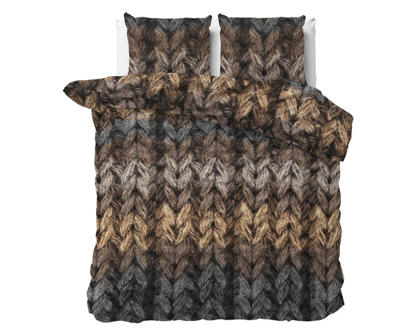 Bettbezug - Trendy knits Braun