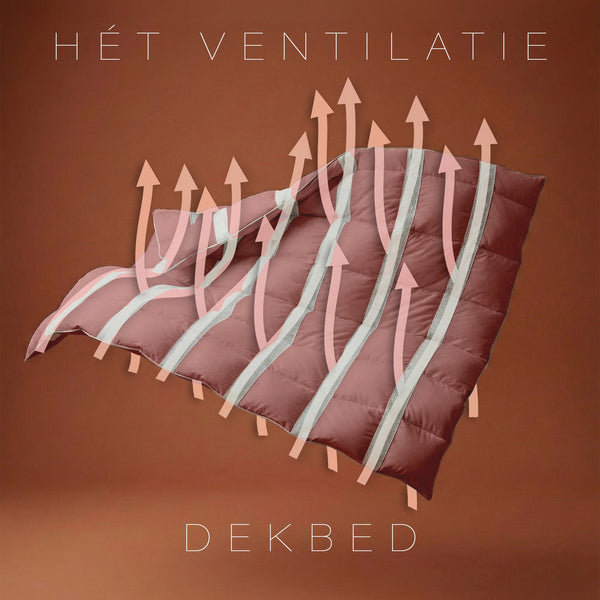 Lileo Ventilations-Bettdecke – Altrosa