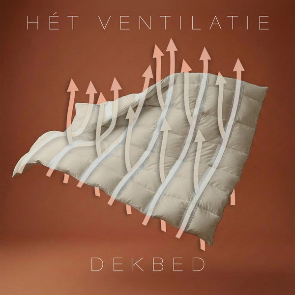Lileo Ventilations-Bettdecke – Taupe
