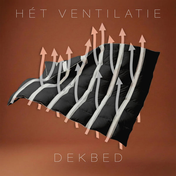 Lileo Ventilations-Bettdecke – Schwarz