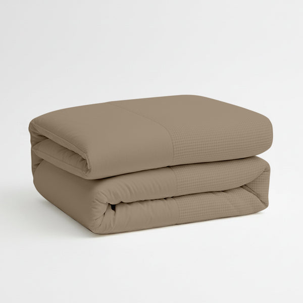 Bettdecke Ohne Bezug - Waffle - Taupe
