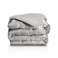 Bettdecke Ohne Bezug - Lileo EasyBed™ Satin – Zilvergrijs