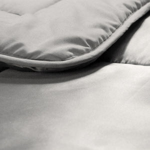Bettdecke Ohne Bezug - Lileo EasyBed™ Satin – Zilvergrijs