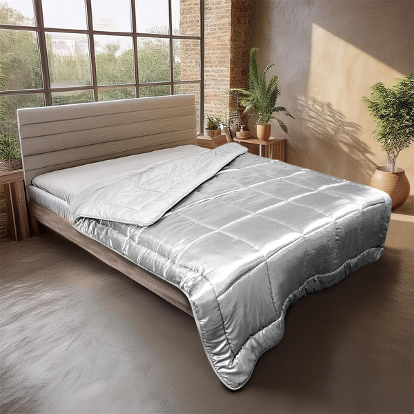 Bettdecke Ohne Bezug - Lileo EasyBed™ Satin – Snow White