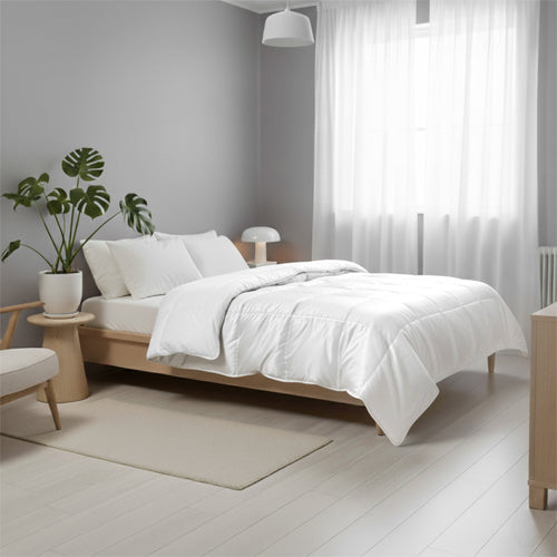 Bettdecke Ohne Bezug - Lileo EasyBed™ Satin – Snow White