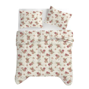 Bettdecke Ohne Bezug - Lileo Flowers Diamond Pink - Extra dick