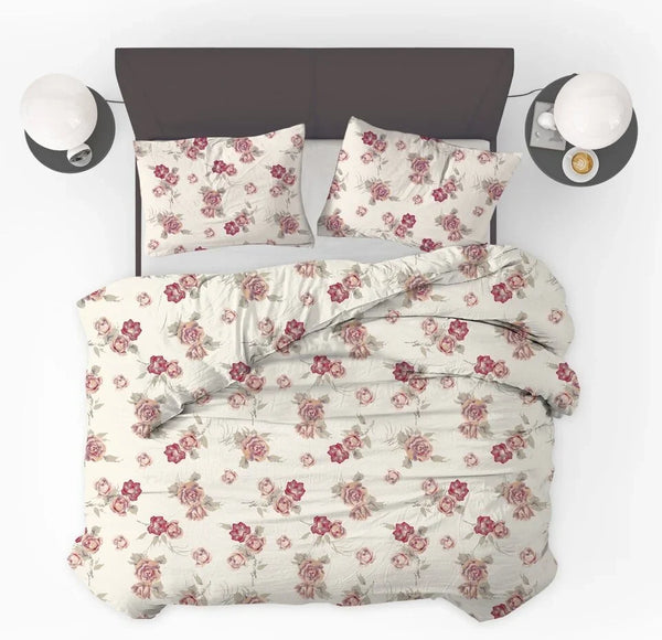 Bettdecke Ohne Bezug - Lileo Flowers Diamond Pink - Extra dick