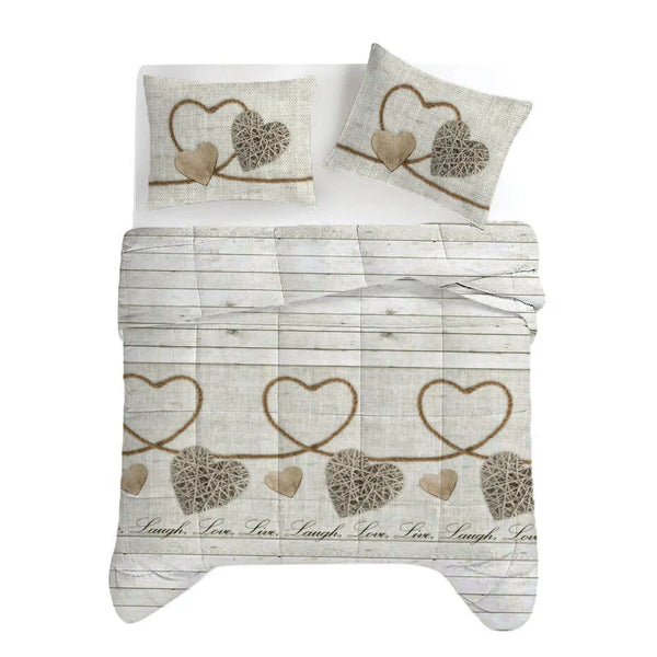 Bettdecke Ohne Bezug - Lileo Live Laugh Love - Extra dick