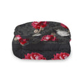 Bettdecke Ohne Bezug - Lileo Roses Black Red - Extra dick