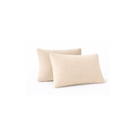 Lileo Sherpa Comfort Kissenbezüge – Sand (Set aus 2)