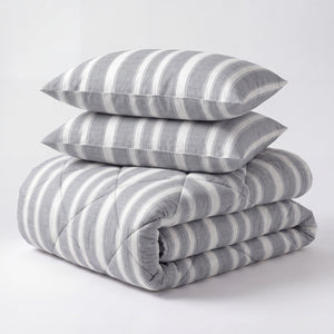Bettdecke Ohne Bezug - Nano Printed Dekbed - Divided Grey