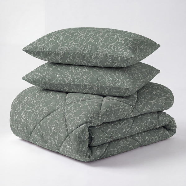 Bettdecke Ohne Bezug - Nano Printed Bettdecke – Flower Buds
