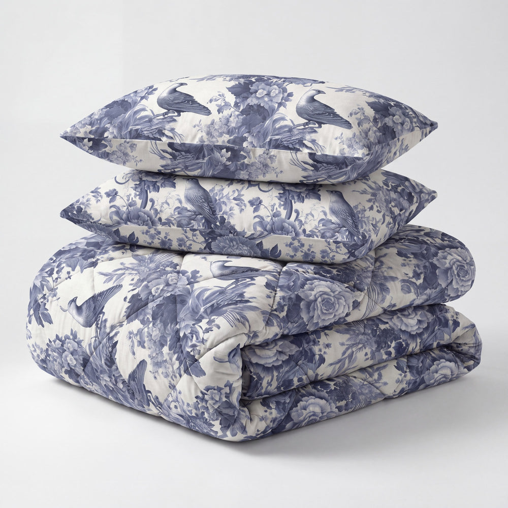 Bettdecke Ohne Bezug - Nano Printed Dekbed - Reverie Blue